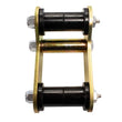 Load image into Gallery viewer, Fishbone Offroad Jeep YJ Rear Greaseable Boomerang Shackles - Side View