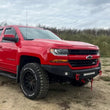 Load image into Gallery viewer, Fishbone Offroad 07-18 Chevrolet Silverado 1500/2500/3500 Double Cab Oval Side Steps -Black Textured - Additional View 7