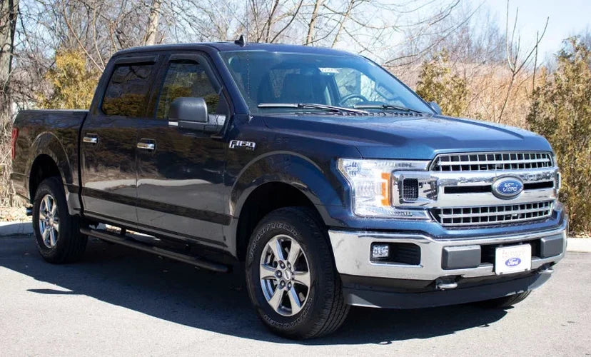 Fishbone Offroad 2015+ Ford F150 Super Crew Cab Oval Side Steps - Black Textured - Additional View 6