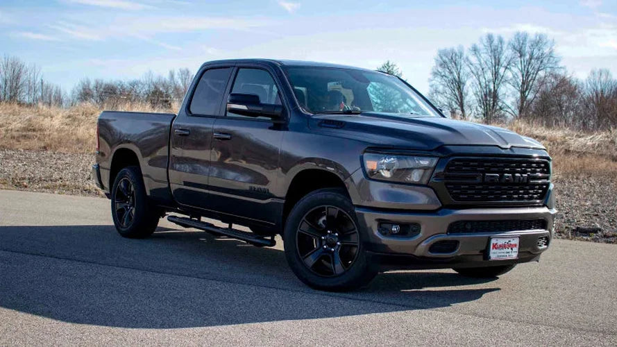 Fishbone Offroad 2019+ Dodge Ram 1500 Quad Cab Oval Side Steps - Black Textured - Additional View 5
