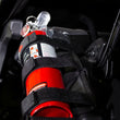 Load image into Gallery viewer, Fishbone Offroad Padded Roll Bar Black Fire Extinguisher Holder - Side View