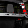 Load image into Gallery viewer, Fishbone Offroad Padded Roll Bar Black Fire Extinguisher Holder - Back View