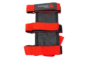 Fishbone Offroad Padded Roll Bar Red Fire Extinguisher Holder - Main Product View