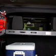 Load image into Gallery viewer, Fishbone Offroad Padded Roll Bar Red Fire Extinguisher Holder - Installation View