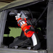 Load image into Gallery viewer, Fishbone Offroad Padded Roll Bar Red Fire Extinguisher Holder - Additional View 7