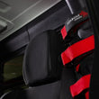 Load image into Gallery viewer, Fishbone Offroad Padded Roll Bar Red Fire Extinguisher Holder - Additional View 12
