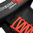 Load image into Gallery viewer, Fishbone Offroad Paracord Grab Handles w/Three Straps Red - Additional View 5