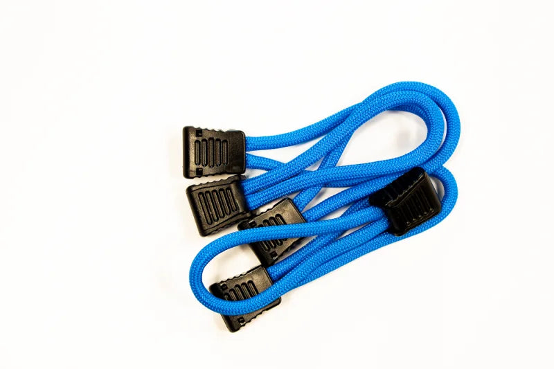 Fishbone Offroad Paracord Zipper Pulls 5 Pcs Cosmos Blue - Side View