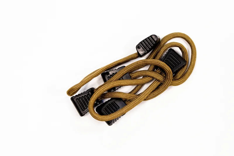Fishbone Offroad Paracord Zipper Pulls 5 Pcs Coyote - Side View