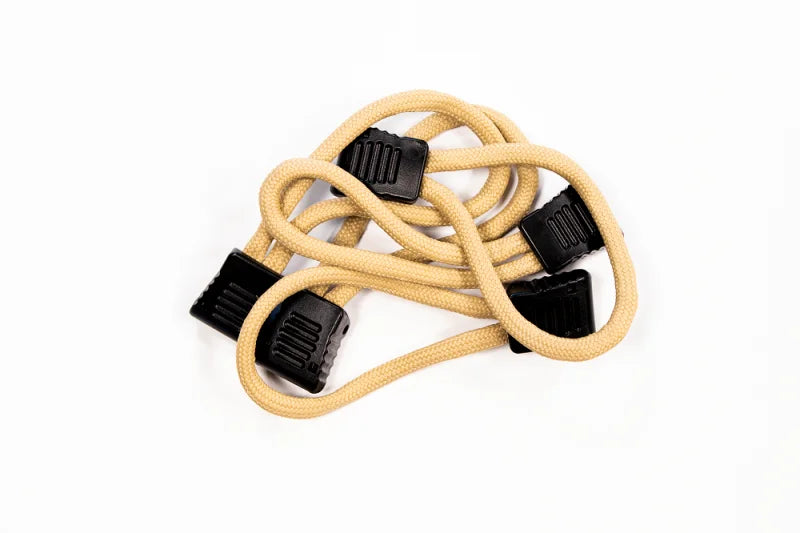 Fishbone Offroad Paracord Zipper Pulls 5 Pcs Khaki - Side View