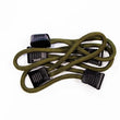 Load image into Gallery viewer, Fishbone Offroad Paracord Zipper Pulls 5 Pcs Olive Drab - Side View