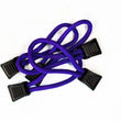 Load image into Gallery viewer, Fishbone Offroad Paracord Zipper Pulls 5 Pcs Purple - Detail View