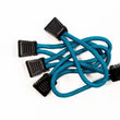 Load image into Gallery viewer, Fishbone Offroad Paracord Zipper Pulls 5 Pcs Teal - Main Product View