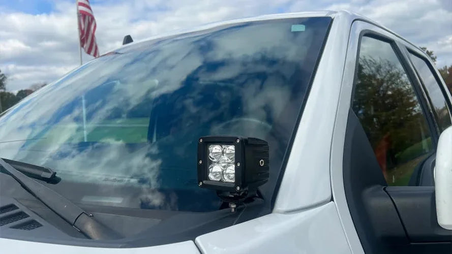 Fishbone Offroad 2015+ Ford F150 / 2017+ Raptor Pod Light Bracket - Black - Additional View 5