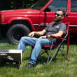 Load image into Gallery viewer, Fishbone Offroad Portable Fire Pit - Back View