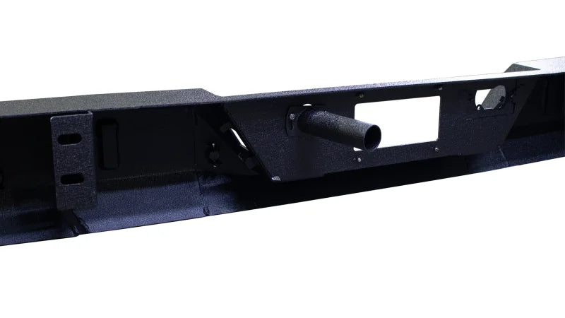 Fishbone Offroad Rear Bumper - Black fits 2007-2013 Chevrolet Silverado 1500 - Back View