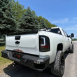 Load image into Gallery viewer, Fishbone Offroad Rear Bumper - Black fits 2007-2013 Chevrolet Silverado 1500 - Installation View