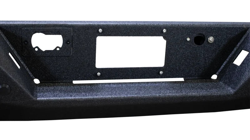Fishbone Offroad Rear Bumper - Black fits 2007-2013 Chevrolet Silverado 1500 - Side View