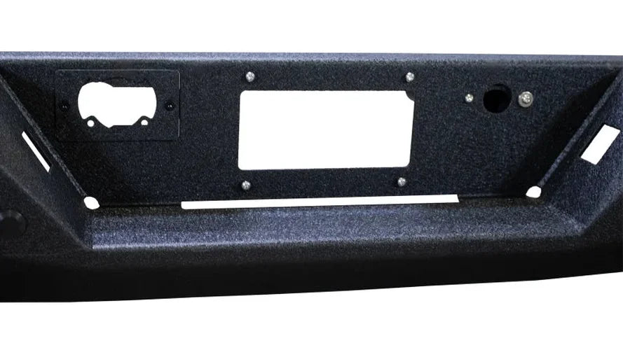 Fishbone Offroad Rear Bumper - Black fits 2007-2013 Chevrolet Silverado 1500 - Side View