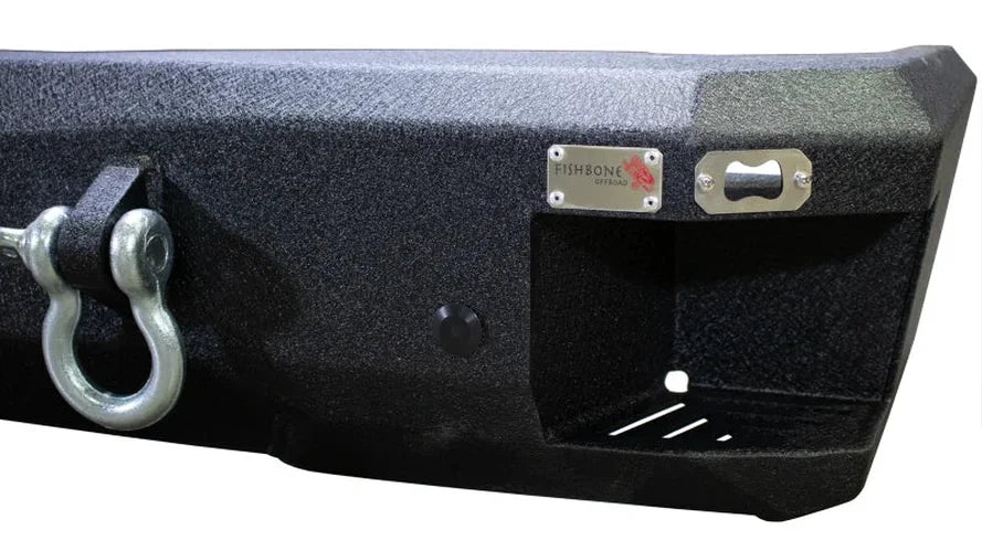 Fishbone Offroad Rear Bumper - Black fits 2007-2013 Chevrolet Silverado 1500 - Additional View 5