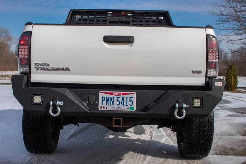 Fishbone Offroad Rear Bumper fits 2005-2015 Tacoma - Installation View