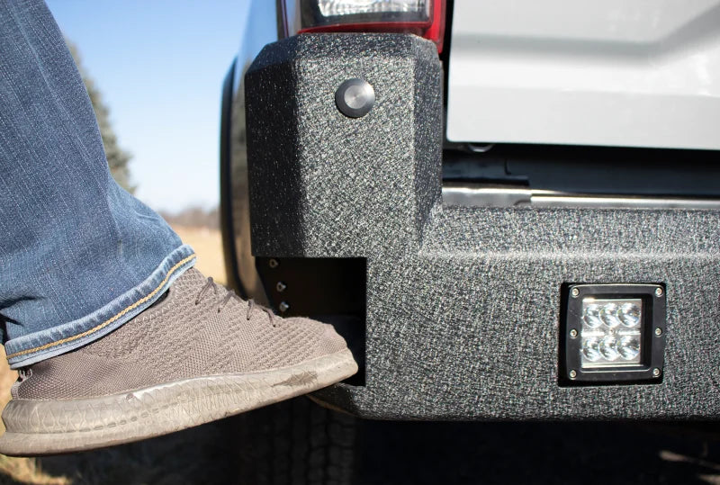 Fishbone Offroad Rear Bumper fits 2016-2023 Toyota Tacoma - Installation View