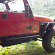 Load image into Gallery viewer, Fishbone Offroad Rock Slider W/Tube Step - Black Powdercoat fits Jeep LJ - Additional View 5