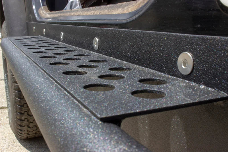 Fishbone Offroad Rock Slider w Tube Step - Back View