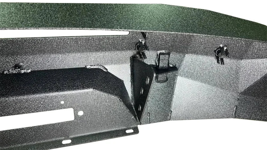 Fishbone Offroad 19-21 Chevrolet Silverado 1500 Rockfish Front Bumper - Black Texture - Installation View