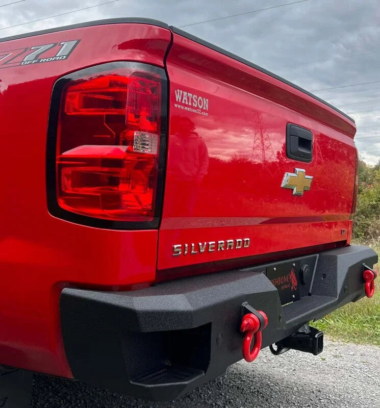 Fishbone Offroad Rockfish Rear Bumper fits 2014-2018 Chevy Silverado 1500 - Additional View 6