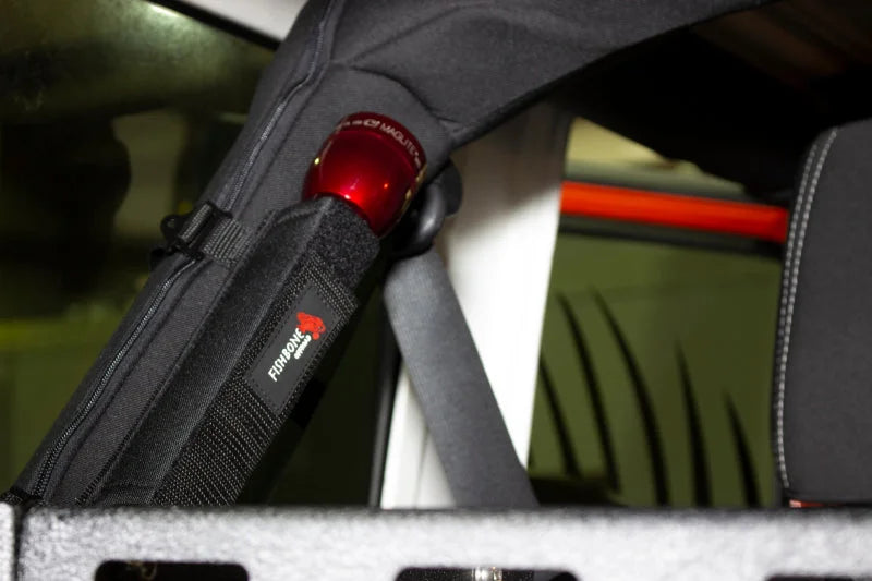 Fishbone Offroad Roll Bar Flashlight Holder - Installation View