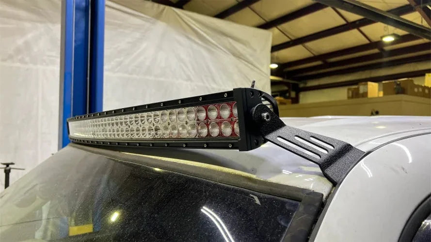 Fishbone Offroad 99-06 Chevrolet Silverado/Tahoe/Suburban Roof Mounted 50in Lightbar Bracket - Black - Additional View 5