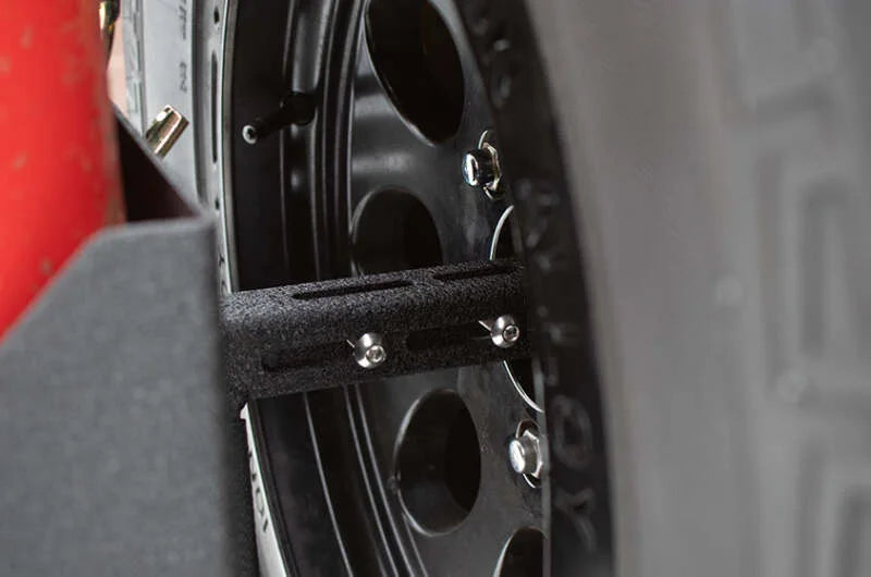 Fishbone Offroad Spare Tire Jerry Can Mount - Side View