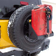 Load image into Gallery viewer, Fishbone Offroad Spare Tire Jerry Can Mount - Back View