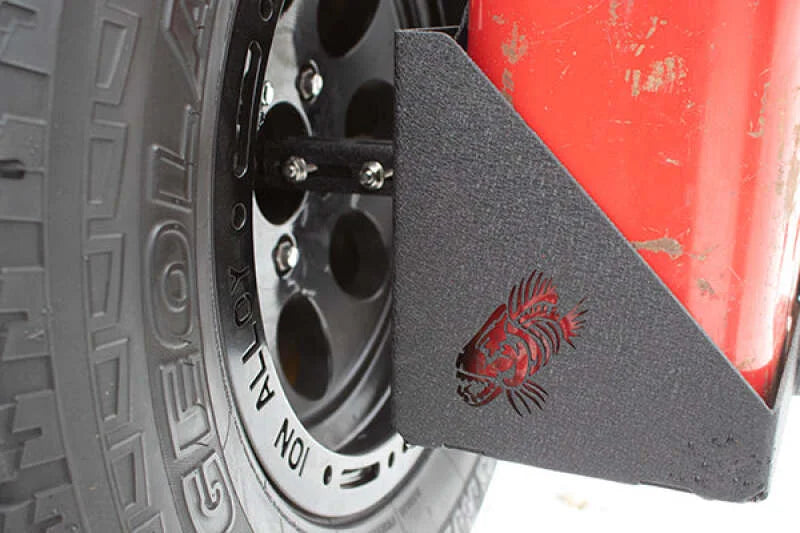 Fishbone Offroad Spare Tire Jerry Can Mount - Installation View