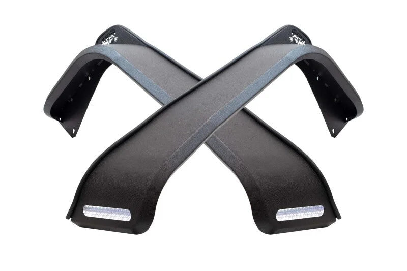 Fishbone Offroad Steel Front Fender Flares - Black fits 2018-2024 Jeep Wrangler JL / JLU - Main Product View