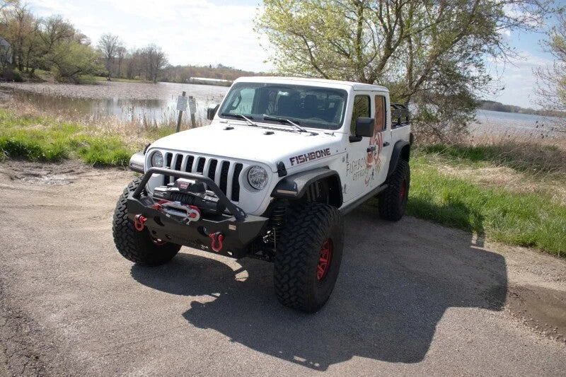 Fishbone Offroad Steel Front Fender Flares - Black fits 2018-2024 Jeep Wrangler JL / JLU - Additional View 10