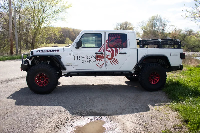 Fishbone Offroad Steel Front Fender Flares - Black fits 2018-2024 Jeep Wrangler JL / JLU - Additional View 12
