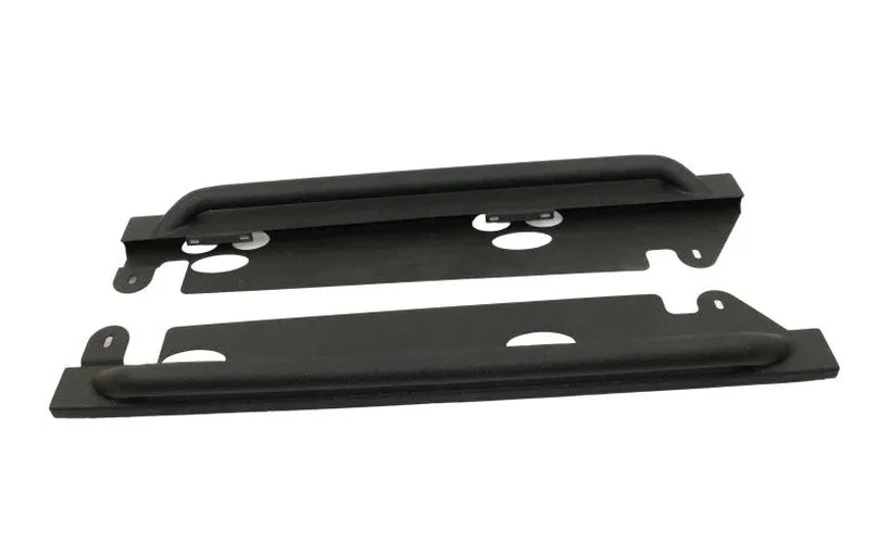 Fishbone Offroad 07-18 Jeep Wrangler JK 2 Door Rubicon Steel Rock Slider - Black Textured Powdercoat - Additional View 7