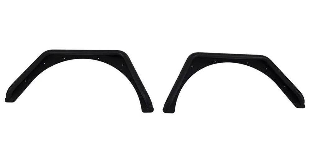 Fishbone Offroad 97-06 Jeep Wrangler TJ Steel Tube Fenders Rear 3In Flare - Blk Textured Powdercoat - Additional View 11