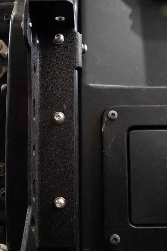 Fishbone Offroad Tacoma Bed Stiffener Tie Down - Installation View