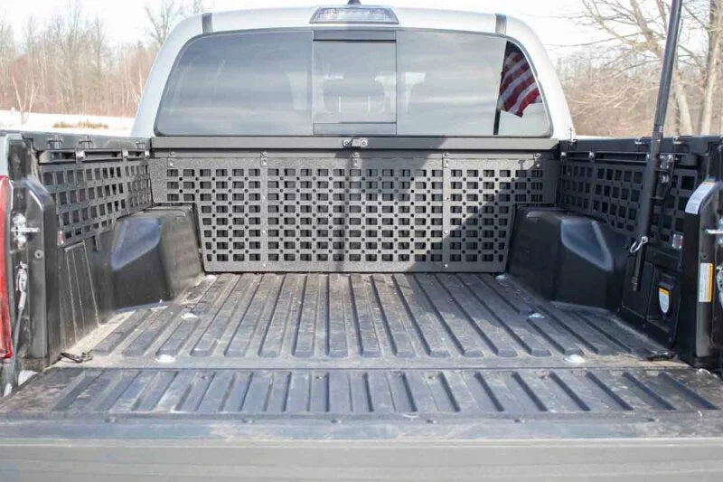 Fishbone Offroad Tacoma Front Bed Molle Panel - Side View