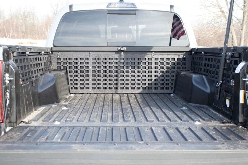 Fishbone Offroad Tacoma Passenger Side Bed Molle Panel Long Bed - Back View