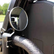 Load image into Gallery viewer, Fishbone Offroad Tube Door Mirror Billet Aluminum - Black Powdercoat - Side View