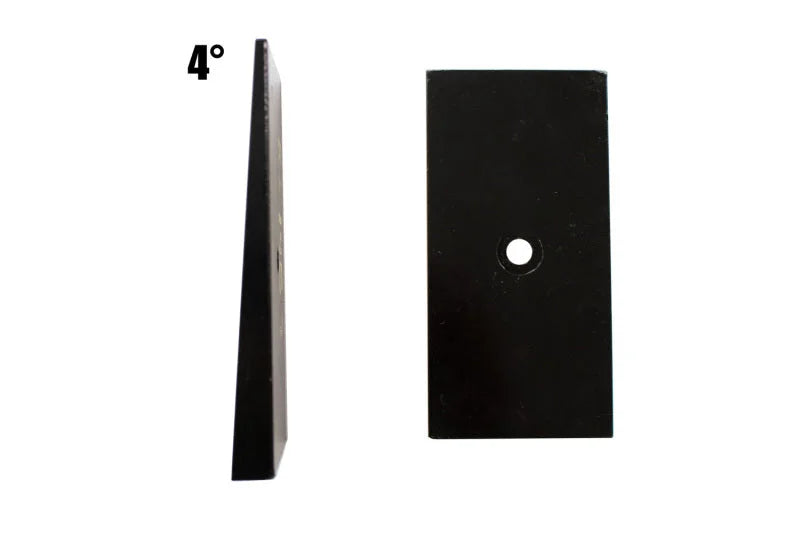 Fishbone Offroad Universal 4in Leaf Spring Shim - Black - Main Product View