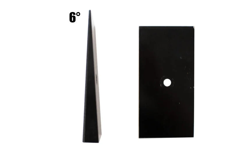 Fishbone Offroad Universal 6in Leaf Spring Shim - Black - Main Product View