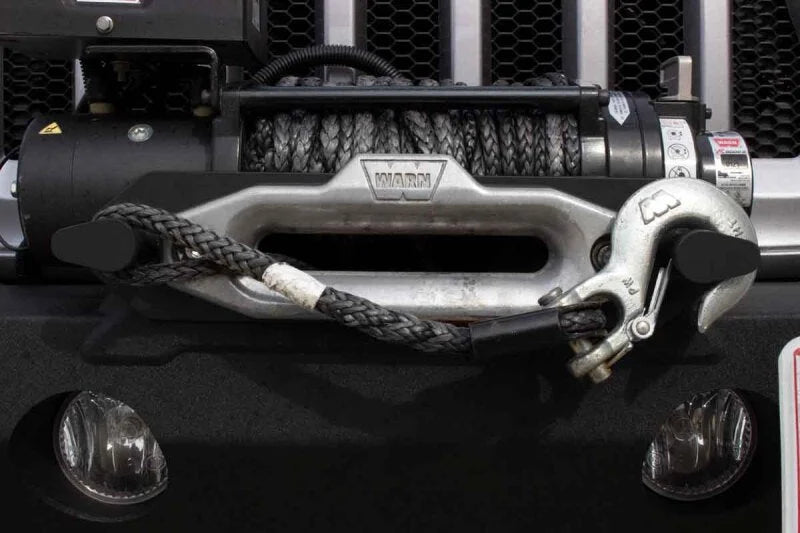 Fishbone Offroad Winch Line Hook - Black Fishhook - Side View