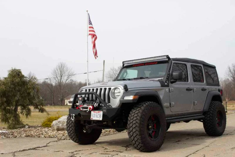 Fishbone Offroad Winch Line Hook Red Fishhook - Side View
