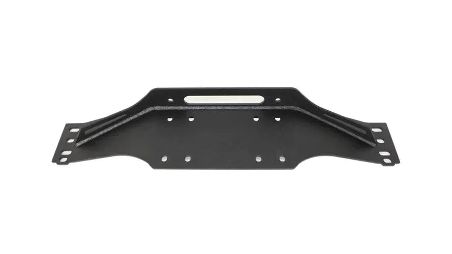 Fishbone Offroad 97-06 Jeep Wrangler TJ Winch Plate Steel - Black Textured Powdercoat Piranha Series - Additional View 6