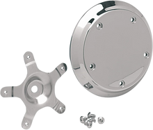 Load image into Gallery viewer, Five-Bolt Domed Air Cleaner Insert - Chrome DragSpecialties 14-0210-SC4 - Main Product View